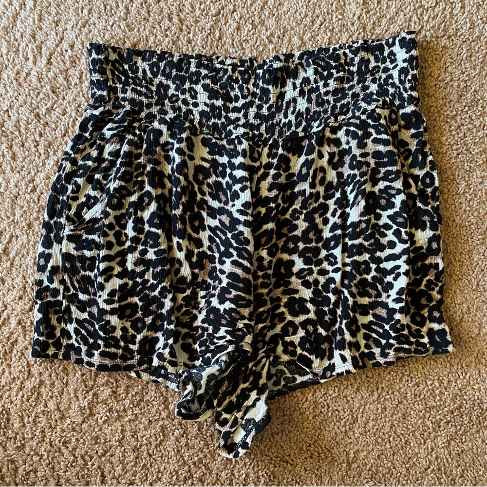 Title Nine Leopard Shorts